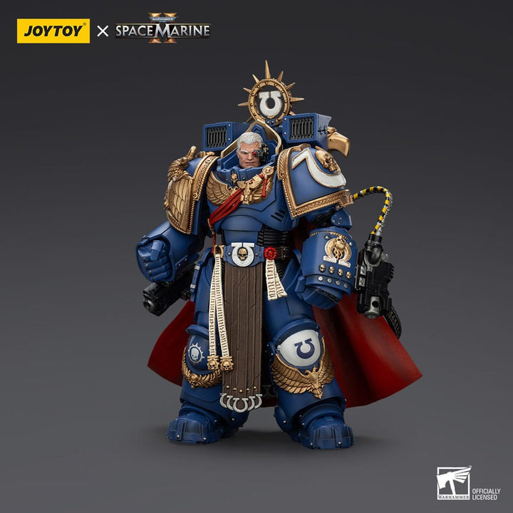 Warhammer 40k Ultramarines Marneus Calgar Chapter Master with MKX Gravis Armour and Gauntlets of Ultramar Action Figure