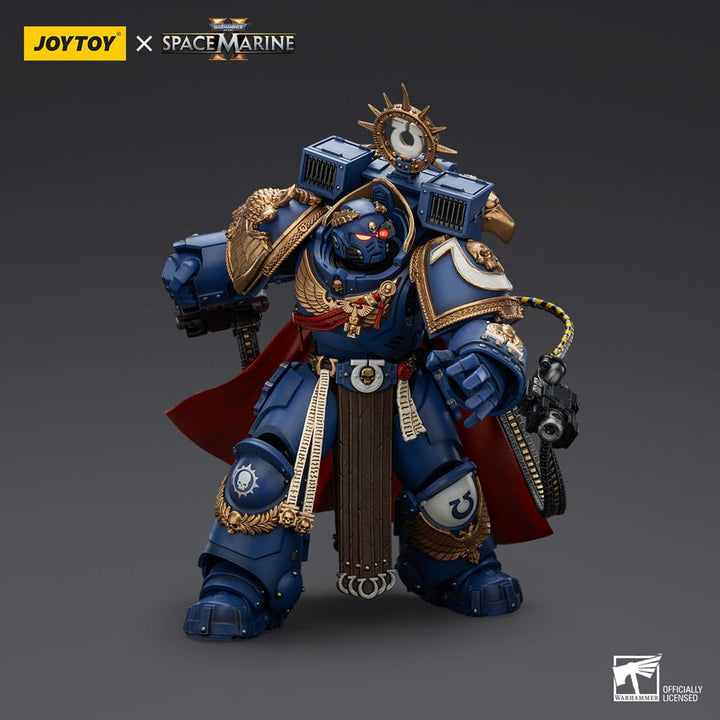 Warhammer 40k Ultramarines Marneus Calgar Chapter Master with MKX Gravis Armour and Gauntlets of Ultramar Action Figure