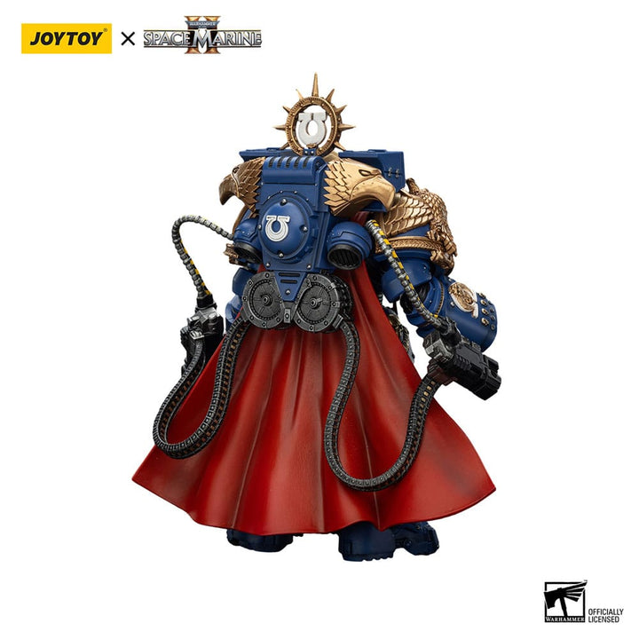 Warhammer 40k Ultramarines Marneus Calgar Chapter Master with MKX Gravis Armour and Gauntlets of Ultramar Action Figure