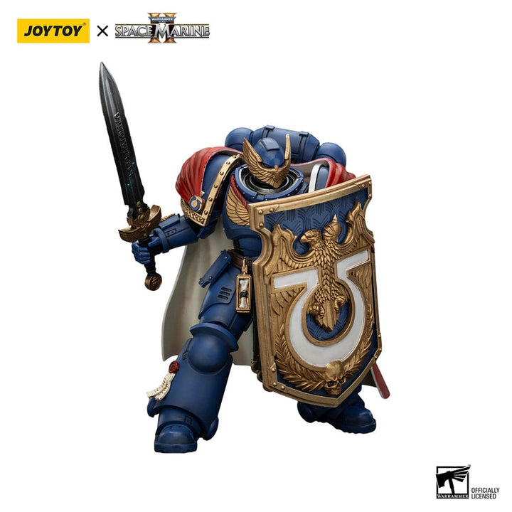 Warhammer 40k Ultramarines Victrix Honour Guard with Storm Shield and Power Sword Action Figure