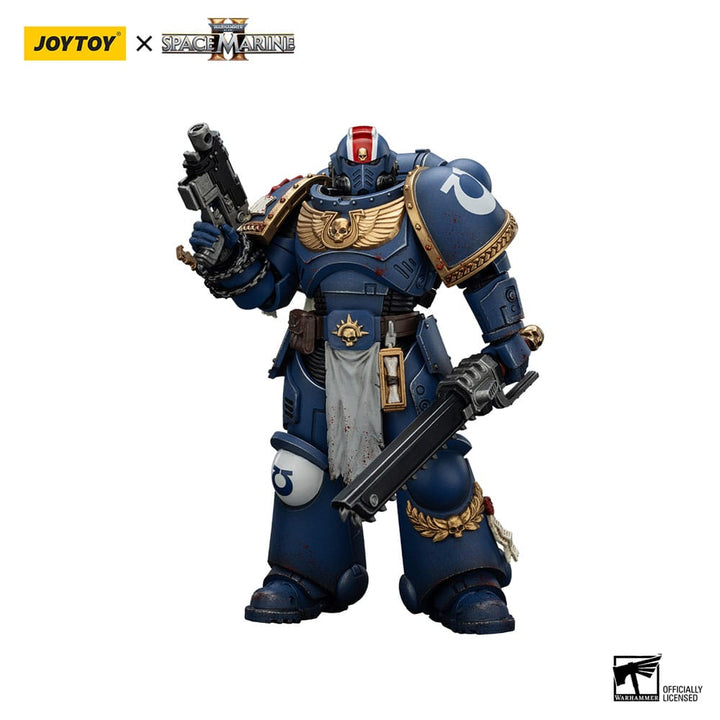 Warhammer 40000 Space Marine 2 Ultramarines Lieutenant Titus Collectors Edition Action Figure