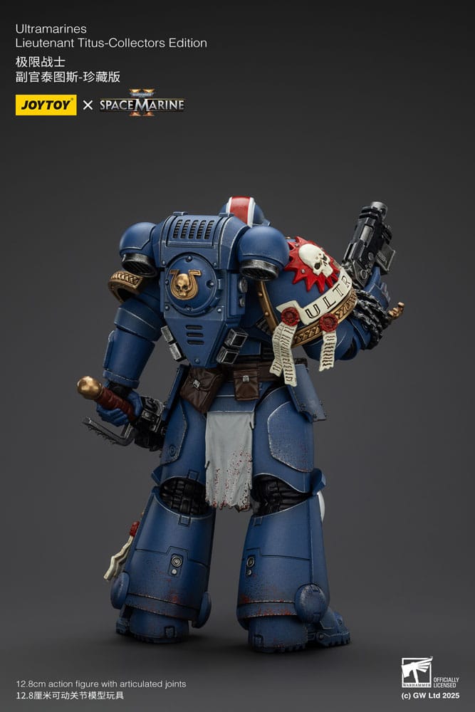 Warhammer 40000 Space Marine 2 Ultramarines Lieutenant Titus Collectors Edition Action Figure
