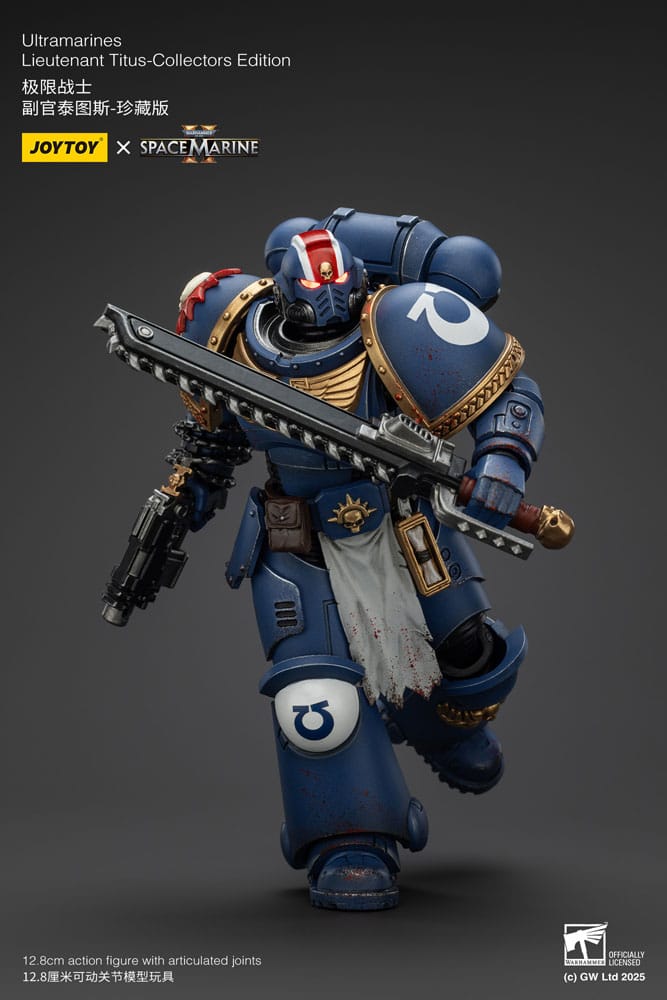 Warhammer 40000 Space Marine 2 Ultramarines Lieutenant Titus Collectors Edition Action Figure