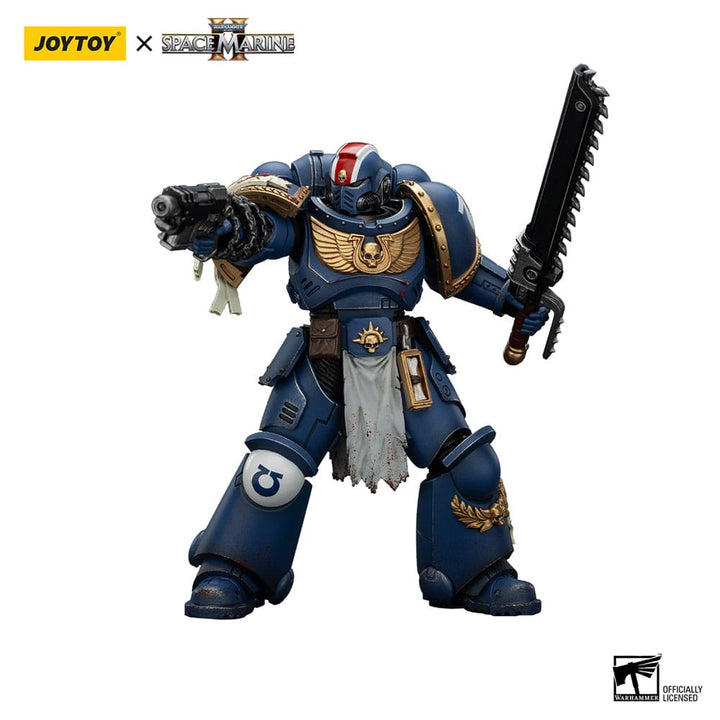 Warhammer 40000 Space Marine 2 Ultramarines Lieutenant Titus Collectors Edition Action Figure