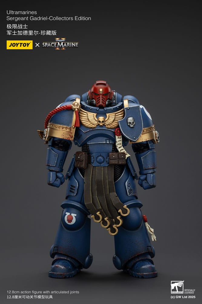 Warhammer 40000 Space Marine 2 Ultramarines Sergeant Gadriel Collectors Edition Action Figure