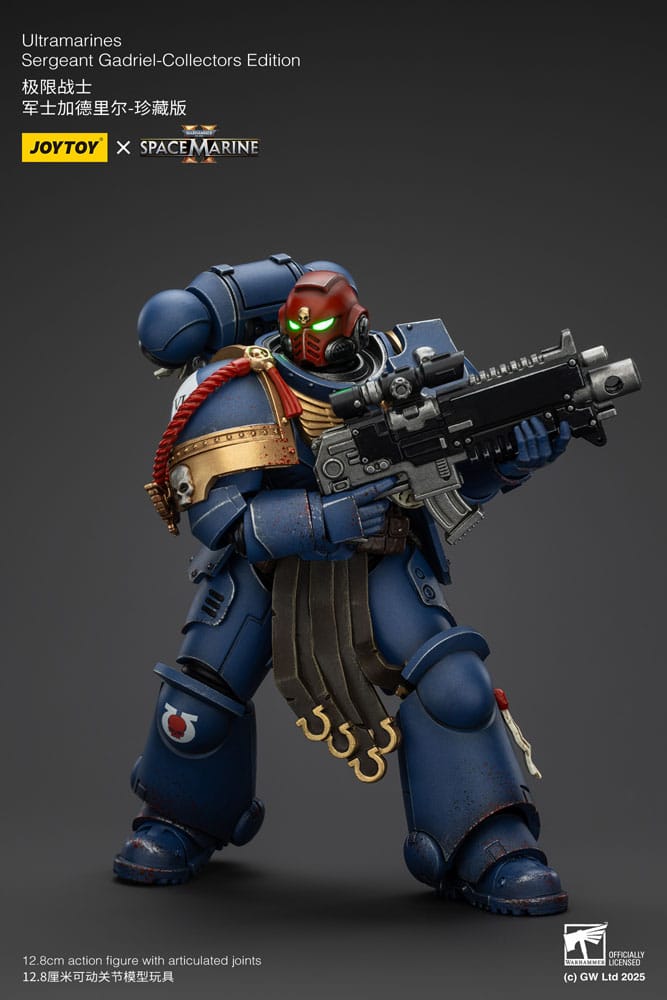 Warhammer 40000 Space Marine 2 Ultramarines Sergeant Gadriel Collectors Edition Action Figure