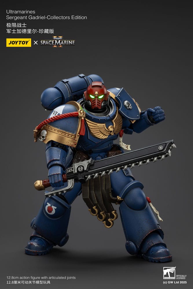 Warhammer 40000 Space Marine 2 Ultramarines Sergeant Gadriel Collectors Edition Action Figure