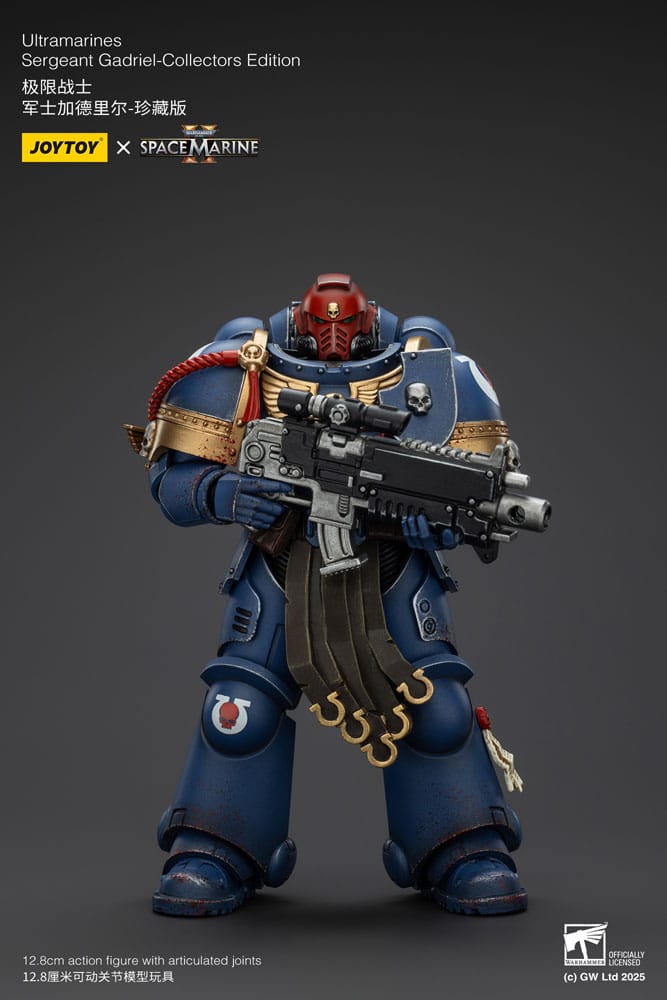 Warhammer 40000 Space Marine 2 Ultramarines Sergeant Gadriel Collectors Edition Action Figure