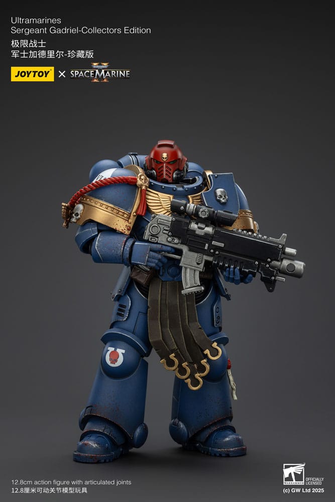 Warhammer 40000 Space Marine 2 Ultramarines Sergeant Gadriel Collectors Edition Action Figure