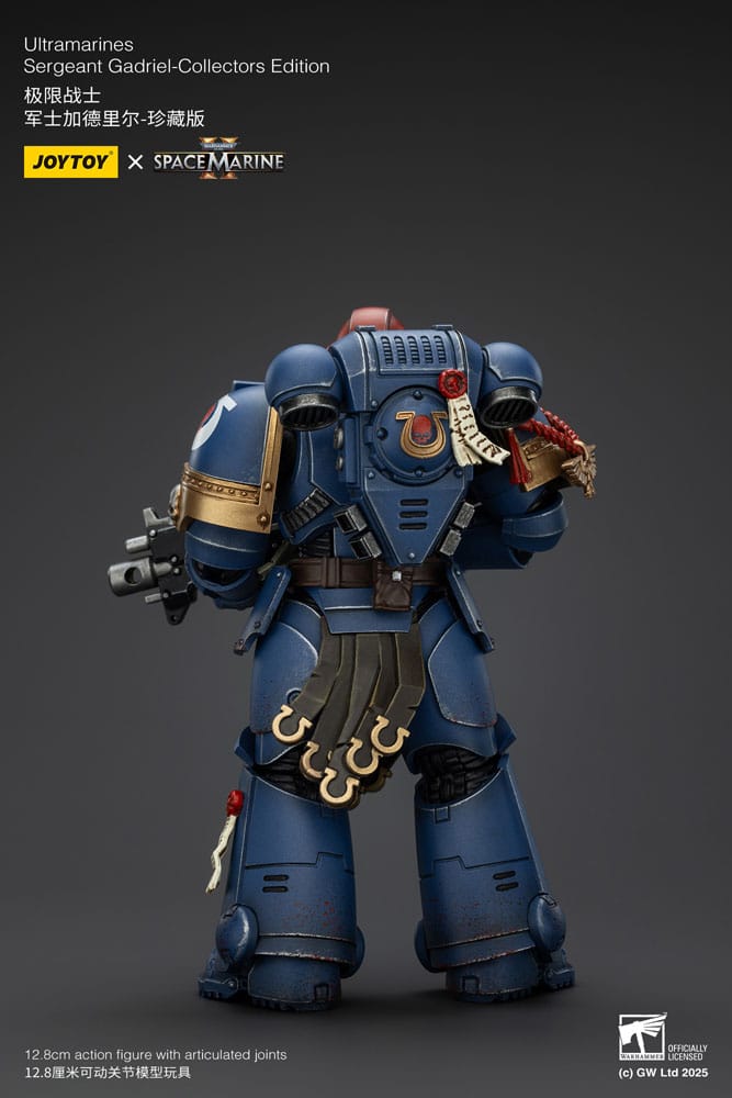 Warhammer 40000 Space Marine 2 Ultramarines Sergeant Gadriel Collectors Edition Action Figure