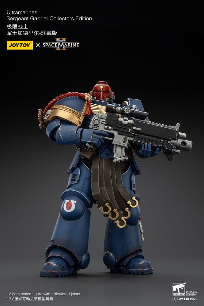 Warhammer 40000 Space Marine 2 Ultramarines Sergeant Gadriel Collectors Edition Action Figure