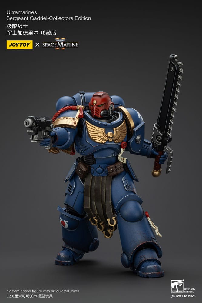 Warhammer 40000 Space Marine 2 Ultramarines Sergeant Gadriel Collectors Edition Action Figure