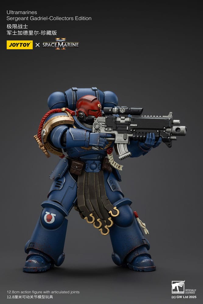 Warhammer 40000 Space Marine 2 Ultramarines Sergeant Gadriel Collectors Edition Action Figure