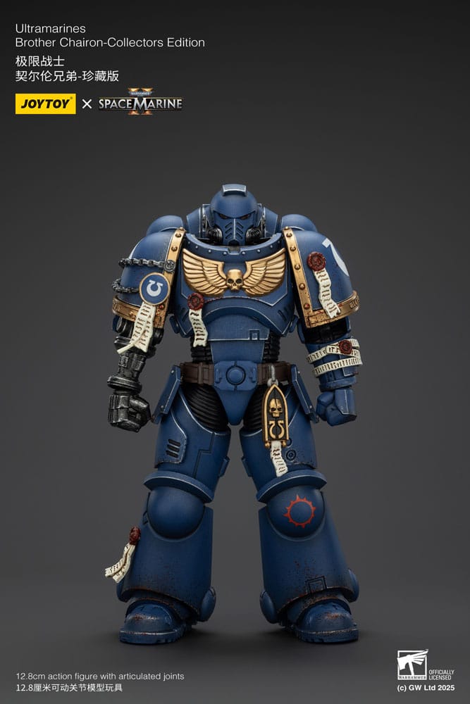 Warhammer 40,000: Space Marine 2 Ultramarines Brother Chairon Collectors Edition Action Figure