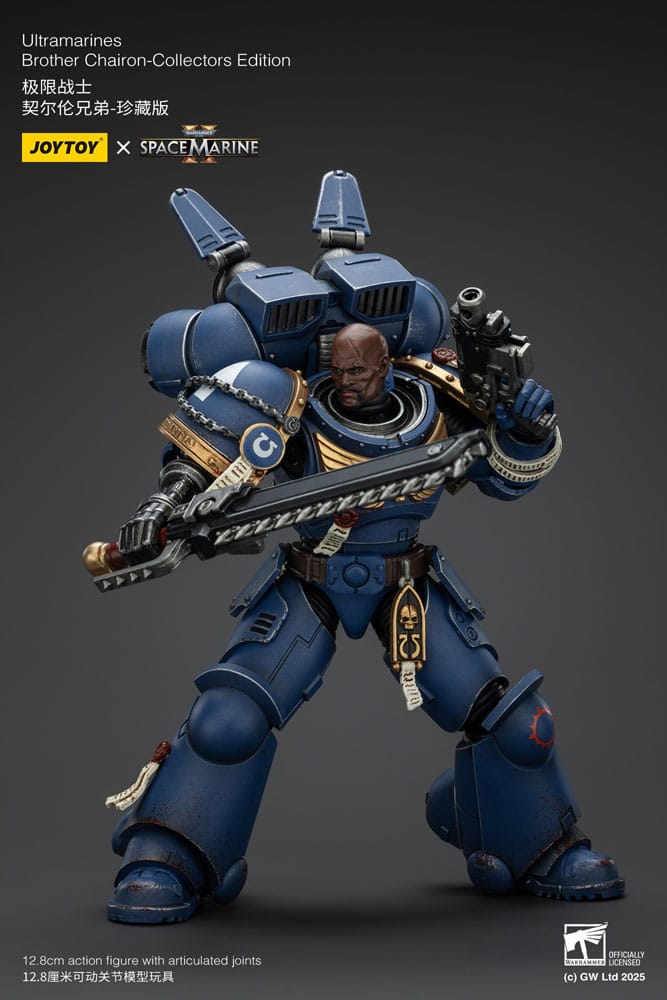 Warhammer 40,000: Space Marine 2 Ultramarines Brother Chairon Collectors Edition Action Figure