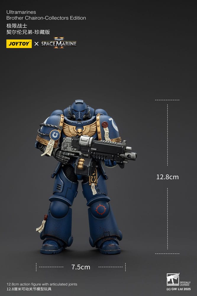 Warhammer 40,000: Space Marine 2 Ultramarines Brother Chairon Collectors Edition Action Figure