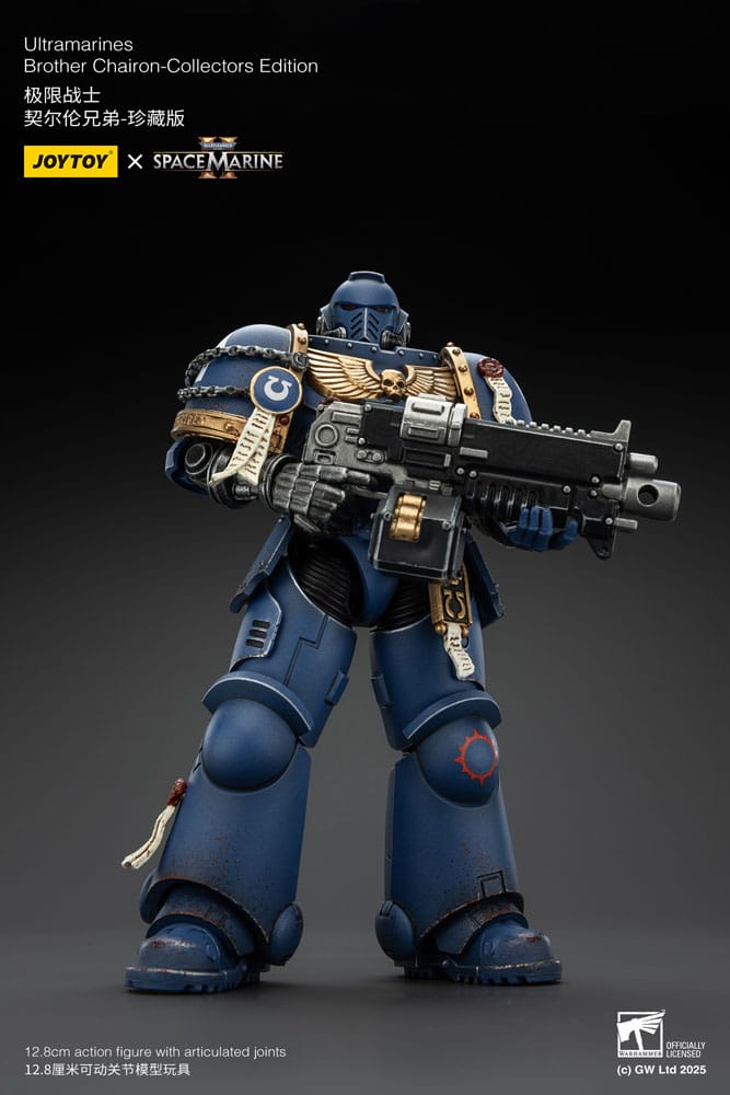 Warhammer 40,000: Space Marine 2 Ultramarines Brother Chairon Collectors Edition Action Figure