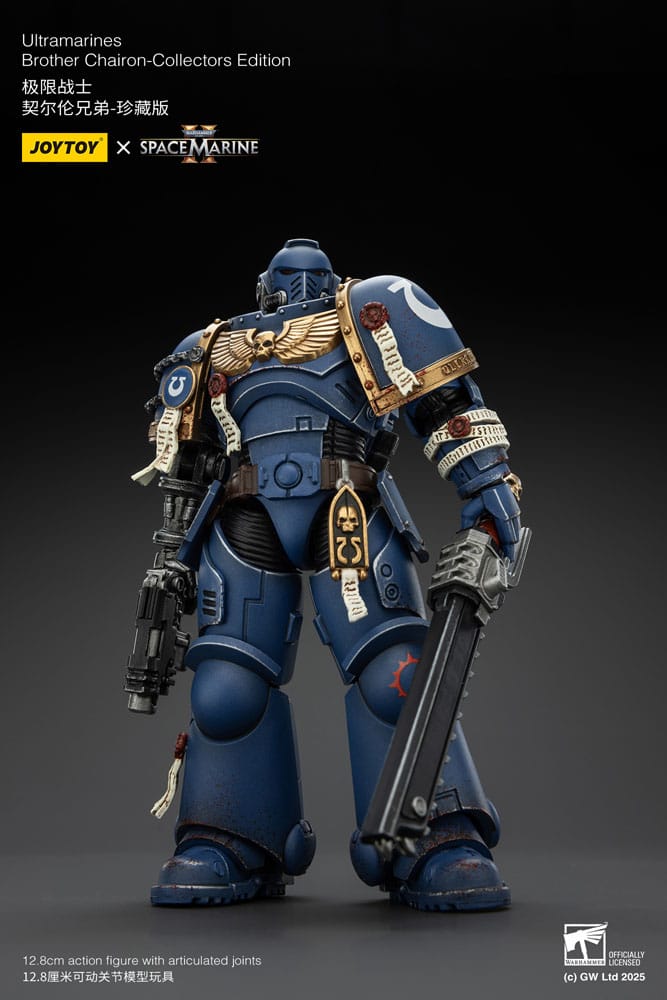 Warhammer 40,000: Space Marine 2 Ultramarines Brother Chairon Collectors Edition Action Figure