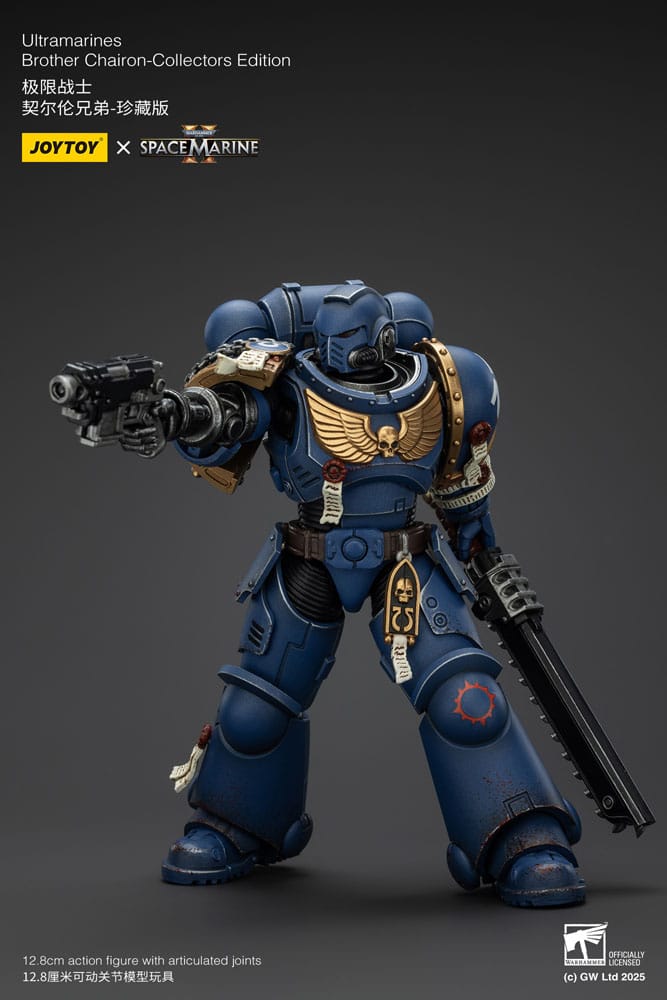 Warhammer 40,000: Space Marine 2 Ultramarines Brother Chairon Collectors Edition Action Figure