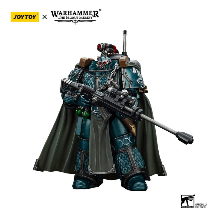 Warhammer Alpha Legion Exodus The One Who Is Many Sniper Rifle Power Dagger The Horus Heresy Action Figure 20 cm