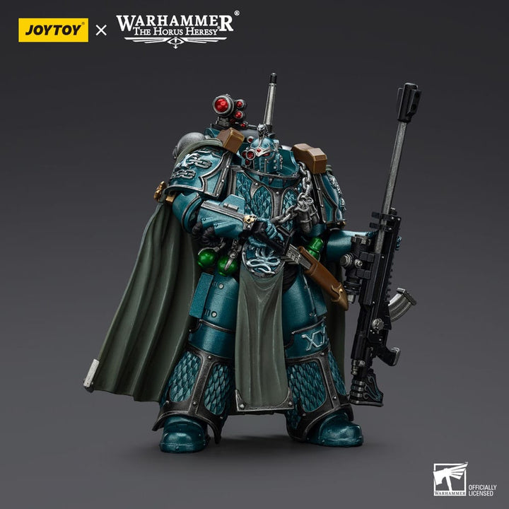 Warhammer Alpha Legion Exodus The One Who Is Many Sniper Rifle Power Dagger The Horus Heresy Action Figure 20 cm
