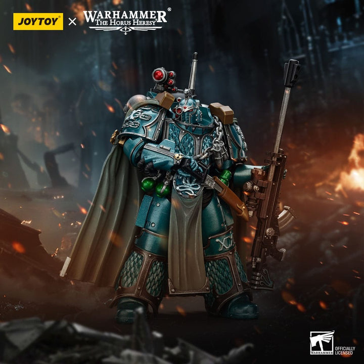 Warhammer Alpha Legion Exodus The One Who Is Many Sniper Rifle Power Dagger The Horus Heresy Action Figure 20 cm