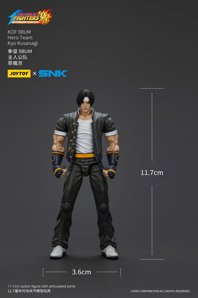 SNK Kyo Kusanagi King of Fighters 98 Ultimate Match 1 18 Scale Action Figure
