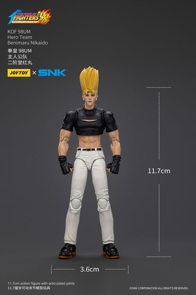 SNK Benimaru Nikaido King of Fighters 98 Ultimate Match 1 18 Scale Action Figure