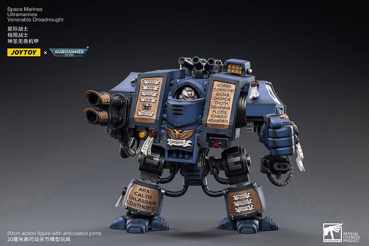 Warhammer Ultramarines Venerable Dreadnought Space Marines 40k Action Figure 19 cm
