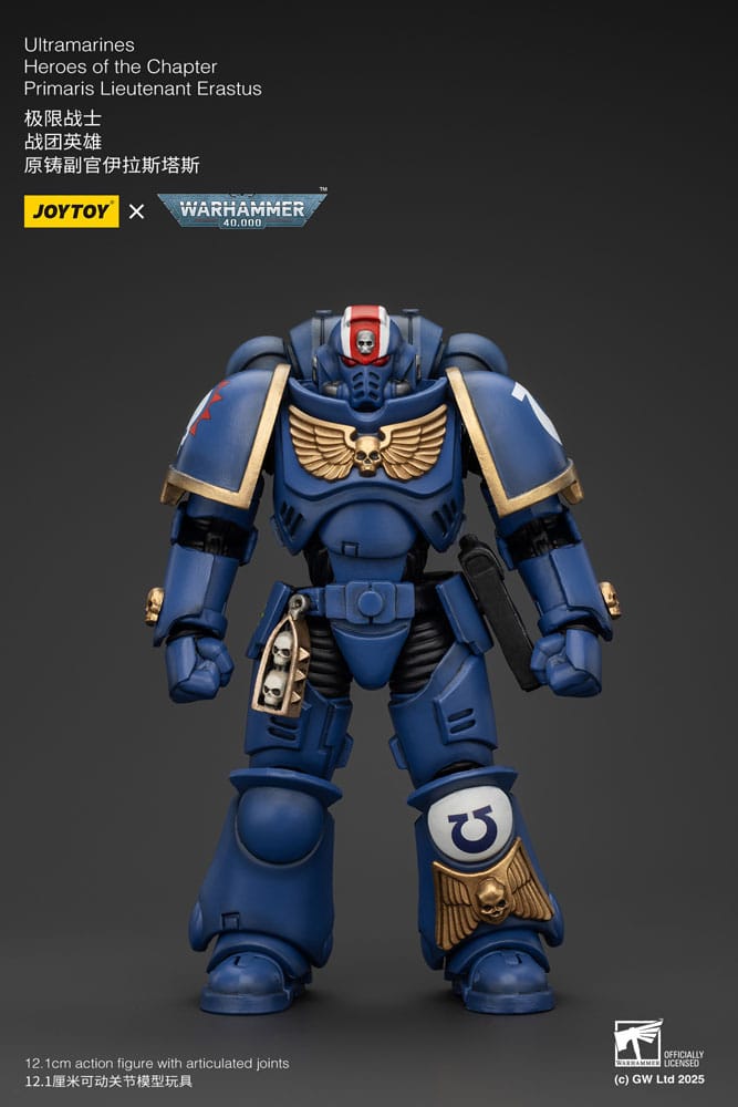Warhammer 40k Primaris Lieutenant Erastus Ultramarines Action Figure 1 18 Scale