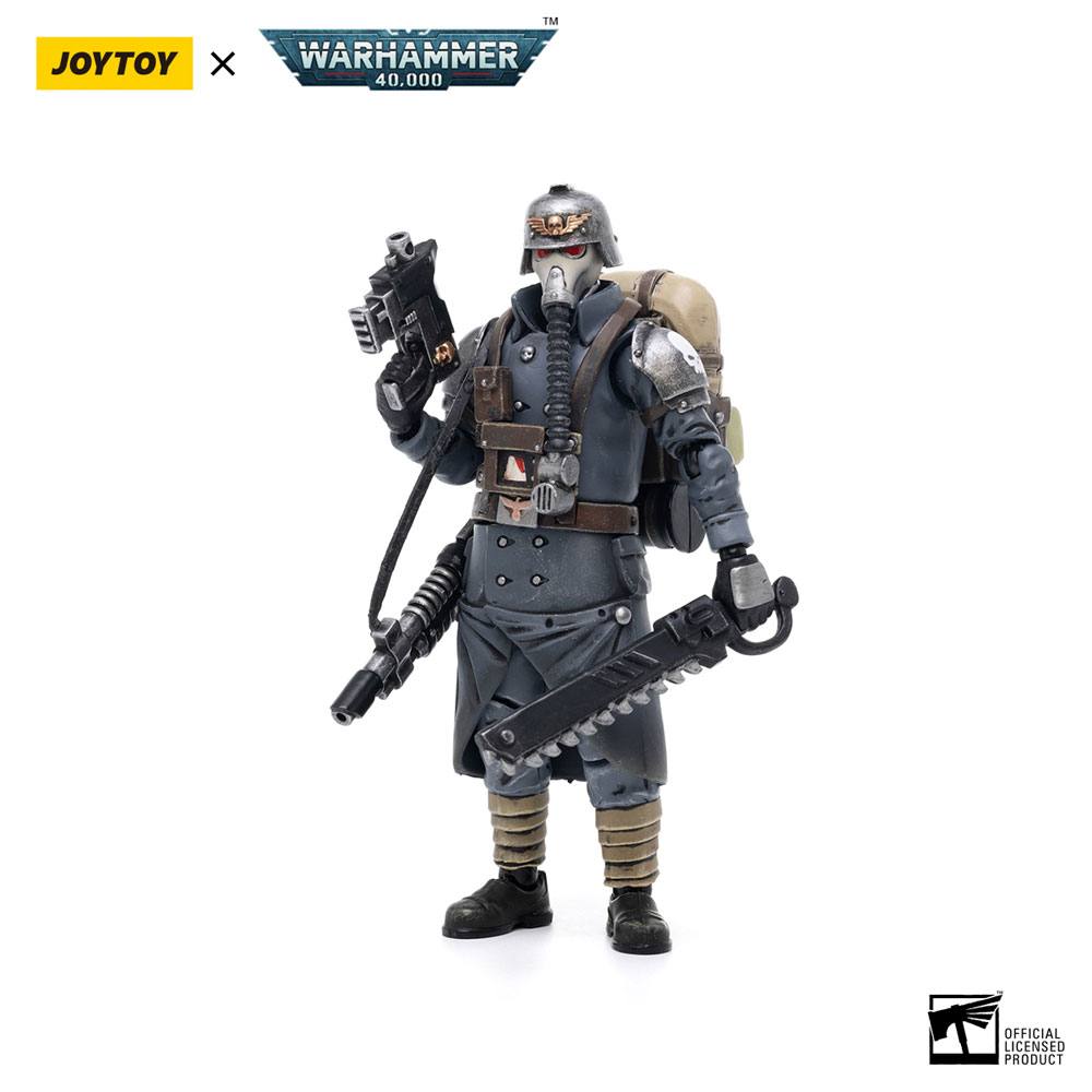 Warhammer Death Korps of Krieg Veteran Squad Sergeant 40k Action Figure 10 cm