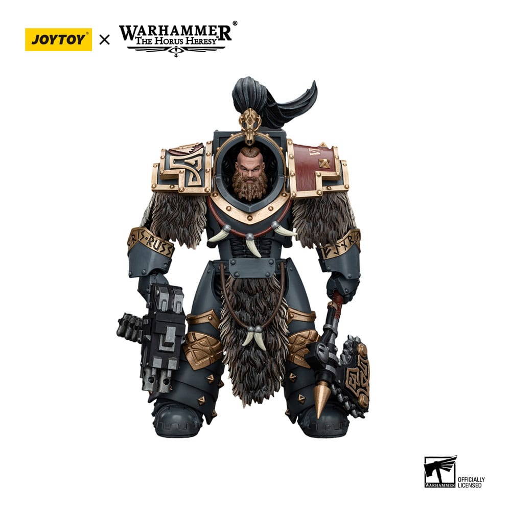 Warhammer Varagyr Terminator Four Space Wolves Varagyr Wolf Guard Squad The Horus Heresy Action Figure 12 cm