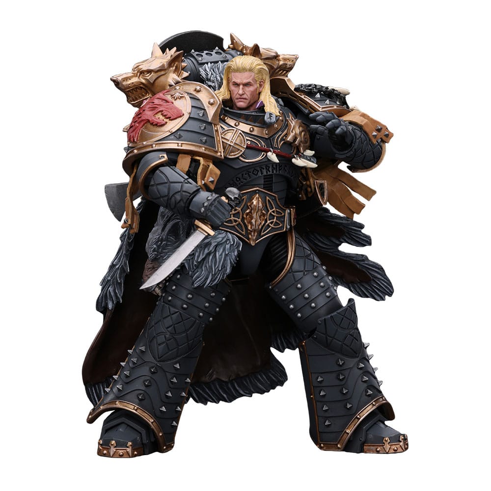 Warhammer Leman Russ Space Wolves Primarch of the Sixth Legion The Horus Heresy Action Figure 12 cm