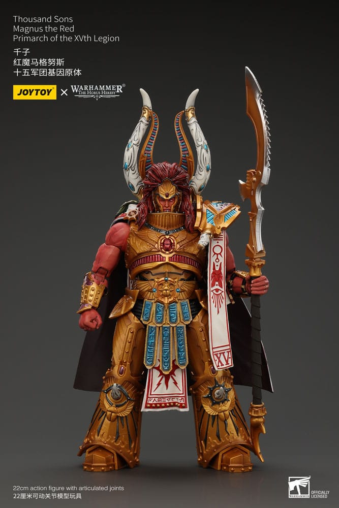 Warhammer Magnus the Red Thousand Sons Primarch of the Fifteenth Legion The Horus Heresy Action Figure 12 cm