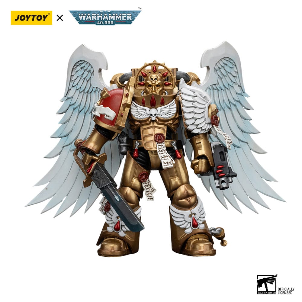 Warhammer Blood Angels Sanguinary Guard with Encarmine Sword One 40k Action Figure 12 cm