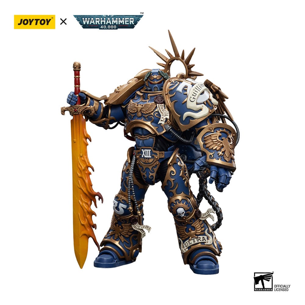 Warhammer Ultramarines Primarch Roboute Guilliman 40k Action Figure Reproduction 12 cm