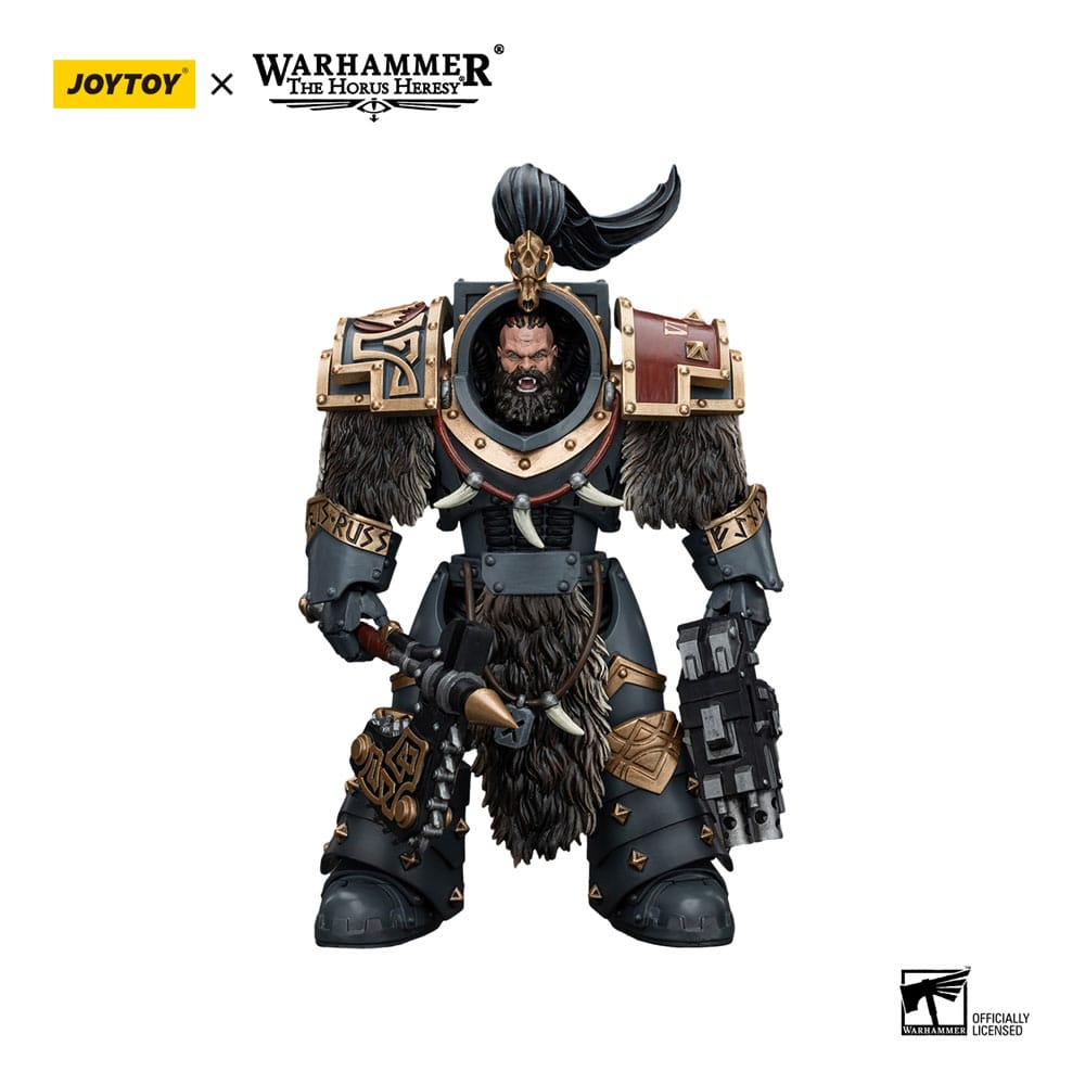 Warhammer Space Wolves Varagyr Wolf Guard Squad Varagyr Thegn The Horus Heresy Action Figure 12 cm