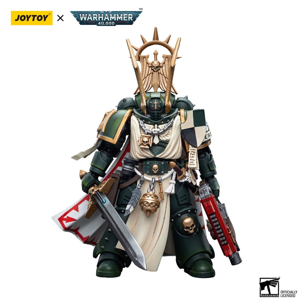Warhammer Dark Angels Master Lazarus 40k Action Figure 12 cm