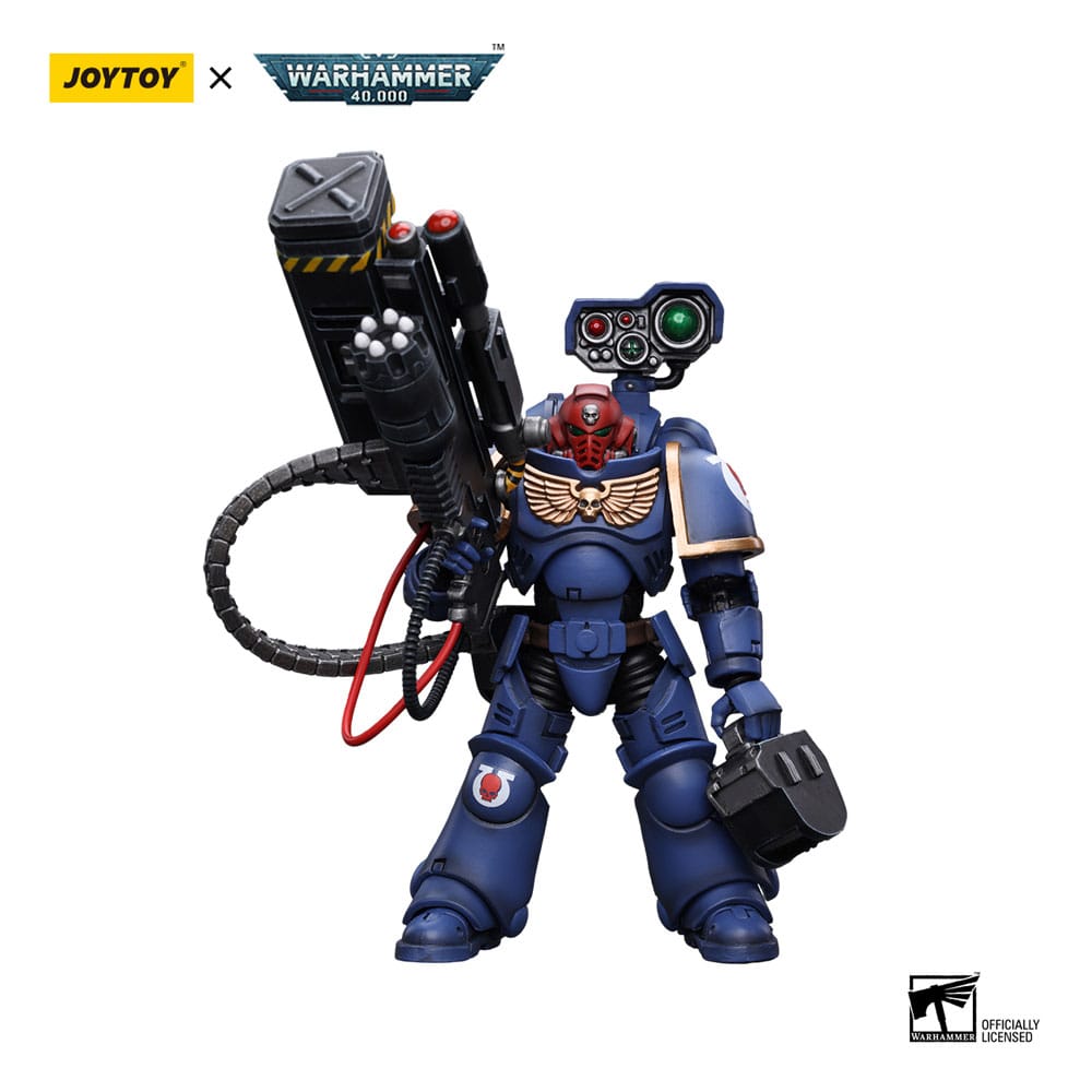 Warhammer Ultramarines Desolation Sergeant with Vengor Launcher 40k Action Figure 12 cm