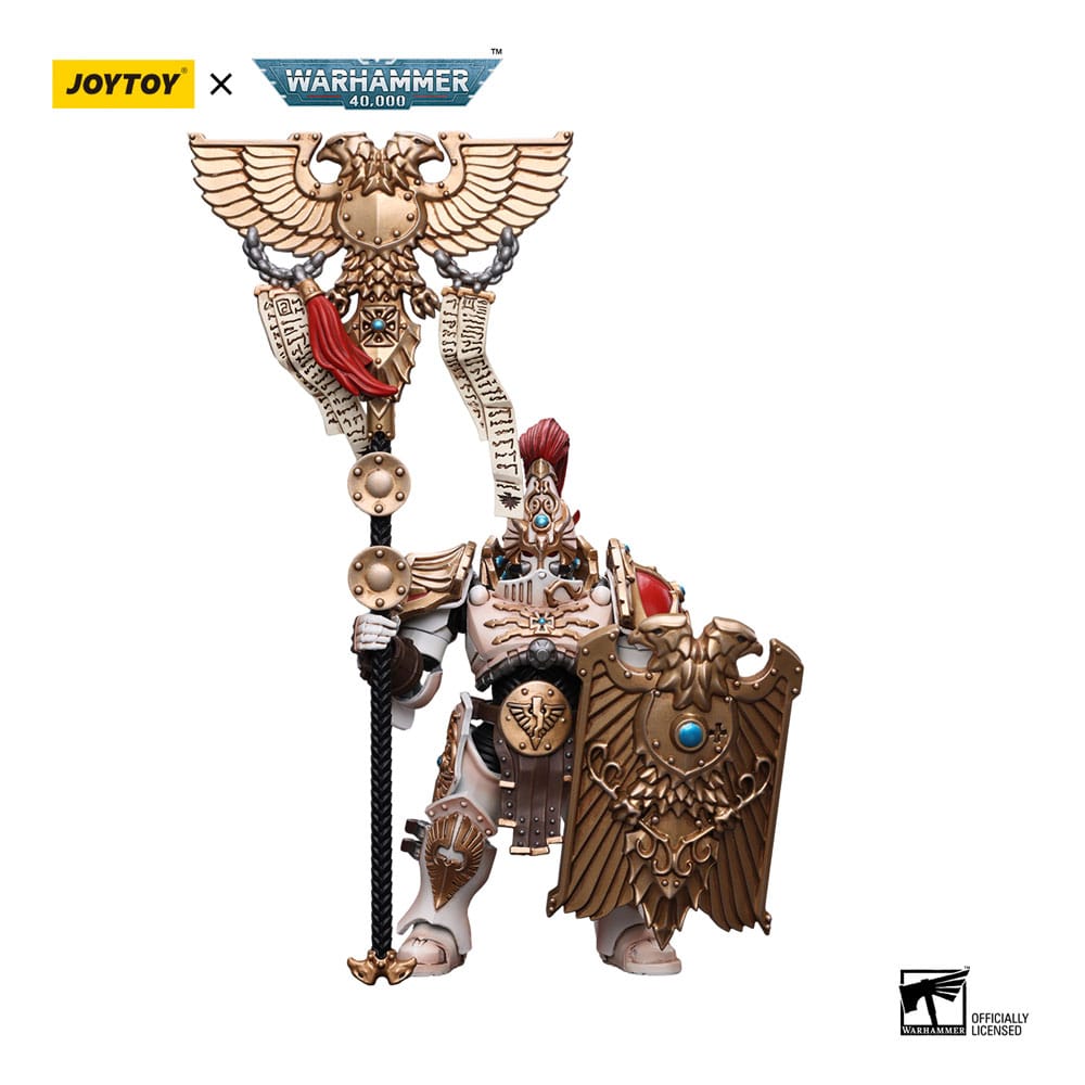 Warhammer 40k Adeptus Custodes Solar Watch Vexilus Praetor Action Figure 12 cm