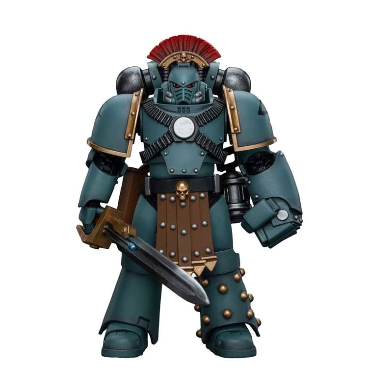 Warhammer The Horus Heresy Sergeant with Power Fist MKIV Tactical Squad Action Figure 12 cm