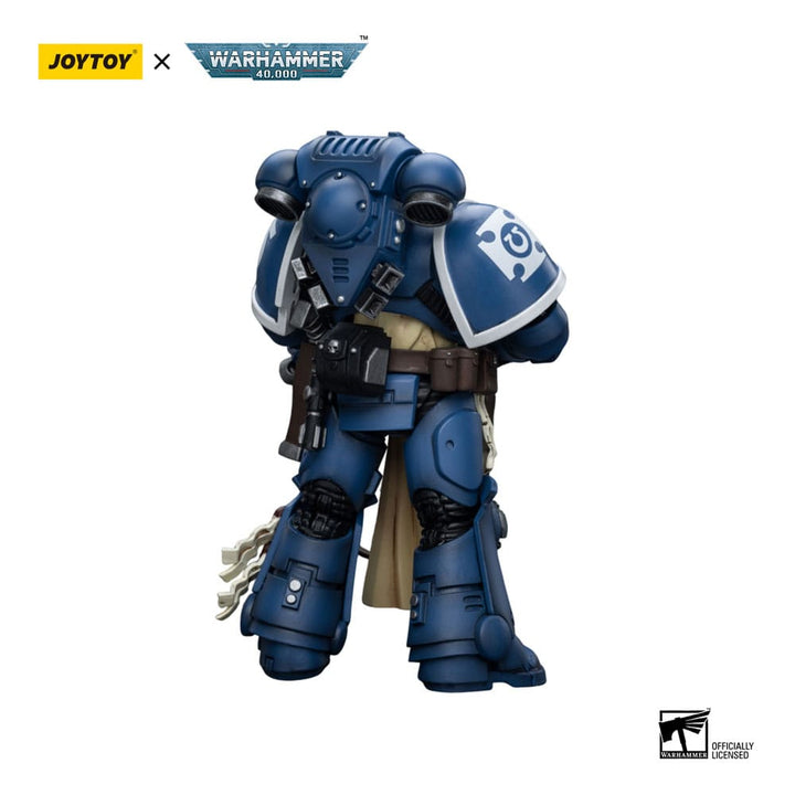 Warhammer 40k Ultramarines Sternguard Veteran with Auto Bolt Rifle 1 18 Scale Action Figure