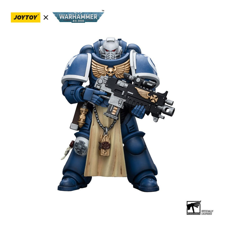 Warhammer 40k Ultramarines Sternguard Veteran with Bolt Rifle 1 18 Scale Action Figure