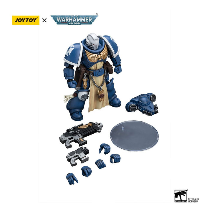 Warhammer 40k Ultramarines Sternguard Veteran with Bolt Rifle 1 18 Scale Action Figure