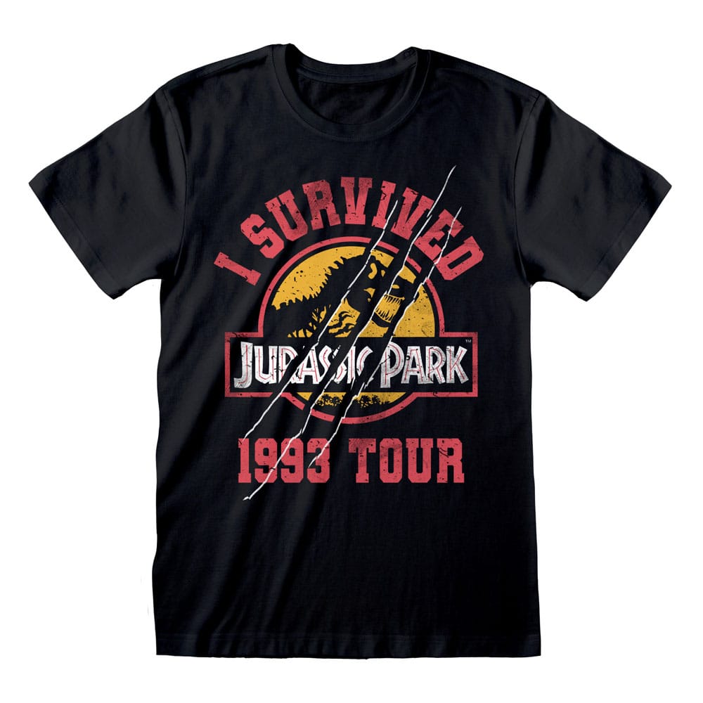 Jurassic Park I Survived 1993 T Shirt Size S