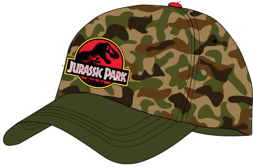 Jurassic Park Camo Curved Bill Cap