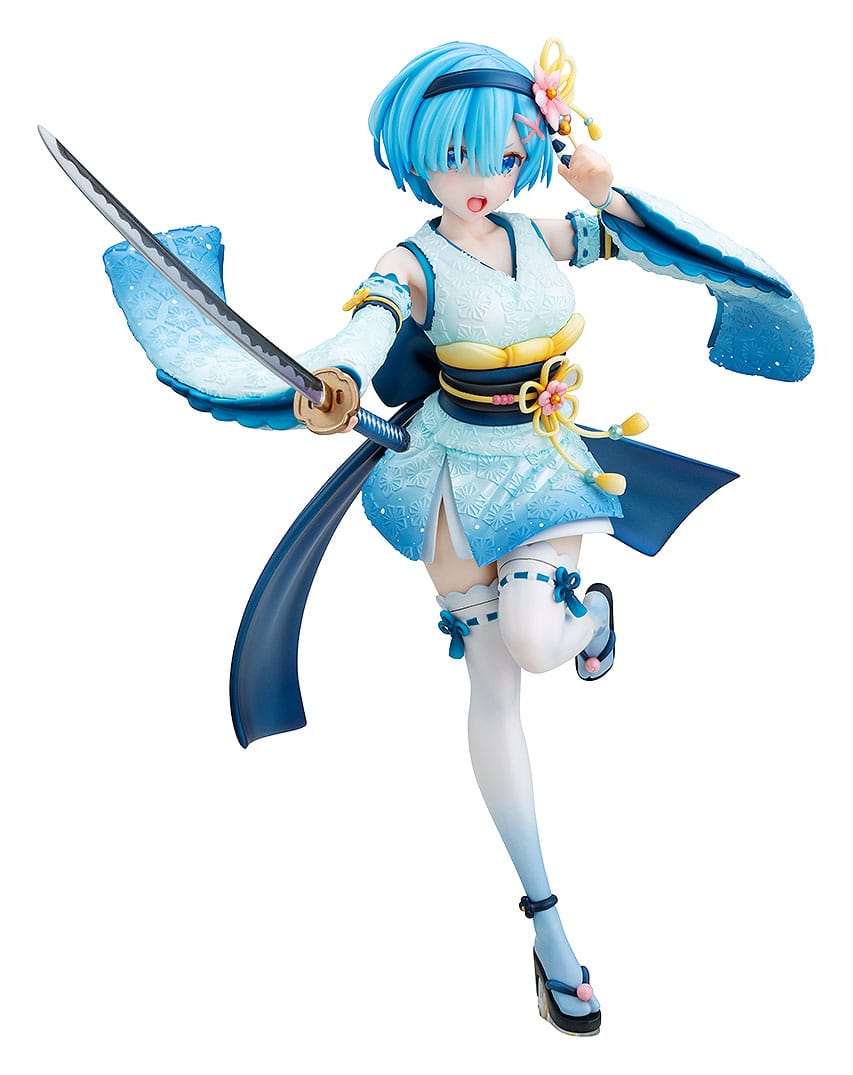 Re ZERO Starting Life in Another World Rem Combat Outfit Ver PVC Statue 1 7 Scale 22 cm