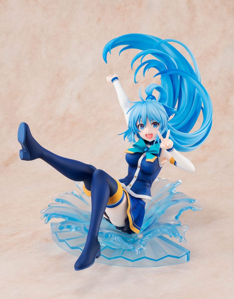 Konosuba Aqua Sneaker Bunko 30th Anniversary PVC Statue Rerun 19 cm