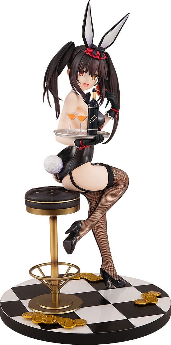Date A Live Kurumi Tokisaki Black Bunny PVC Statue 26 cm