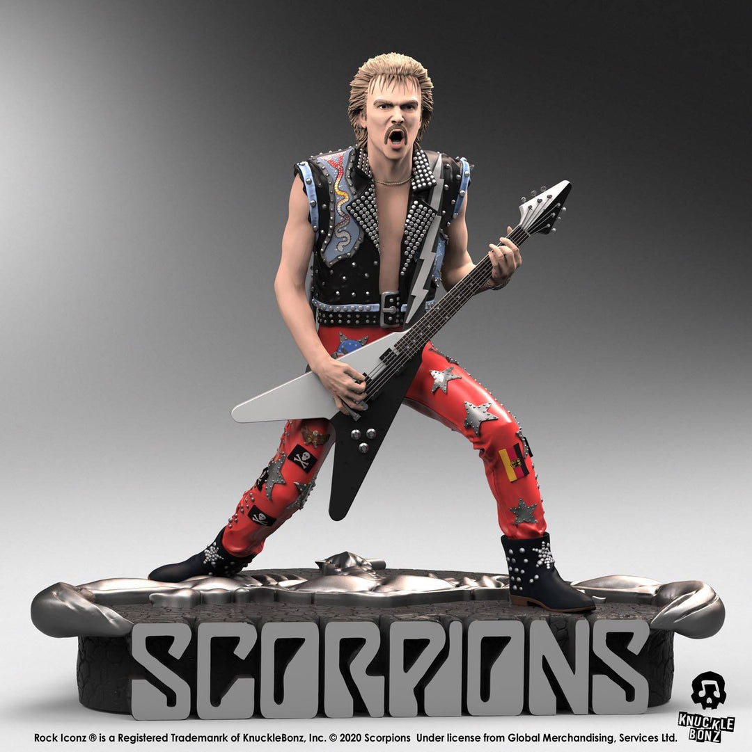 Scorpions Rudolf Schenker Rock Iconz Statue Limited Edition 22cm